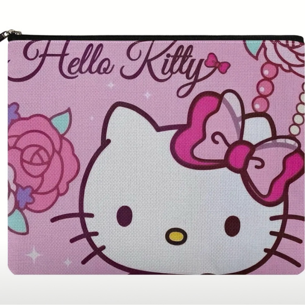 NWT-Sanrio Hello Kitty Pink Cosmetic Bag